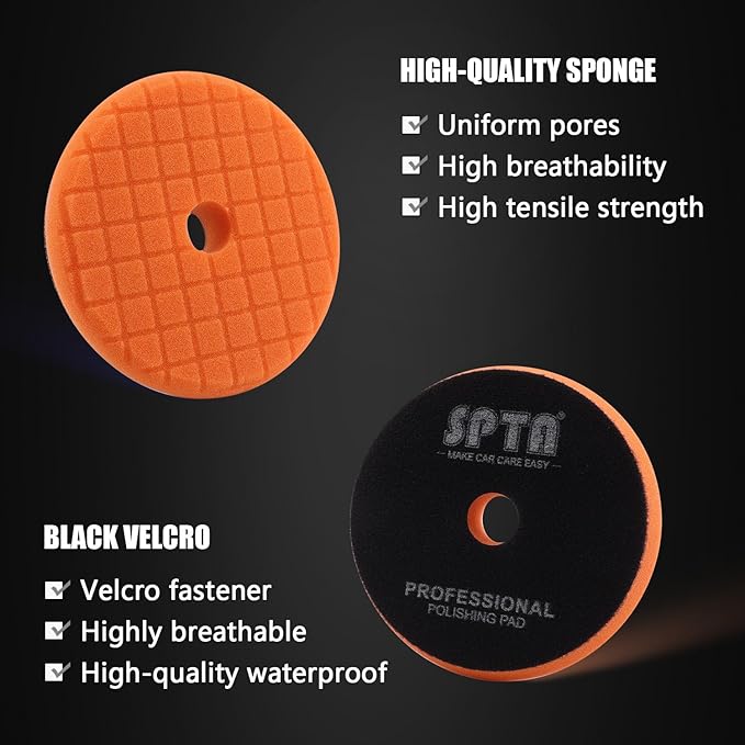 SPTA Buffing Polishing Pads Kits, - Image 2