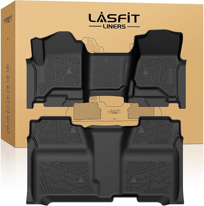 LASFIT Floor Mats 2014-2018 for Chevy Silverado/GMC Sierra 1500, 2015-2019 by LASFIT