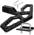Eapele Tow Hitch Step for 2 inch Receiver, Universal Anti Slip Bumper Guard，Strong Steel 10000lbs Maximum Load, for Trailer Tow Truck Pickup SUV Pickup Van RV