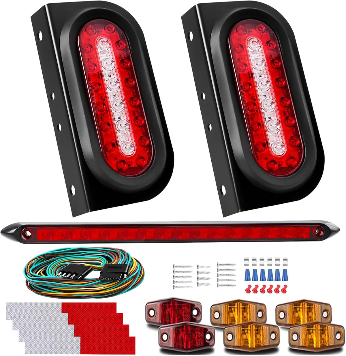 limicar trailer lighting kit with backup lights and, main product view