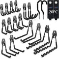 3-h heavy duty garage hooks, 20 pack wall, main product view