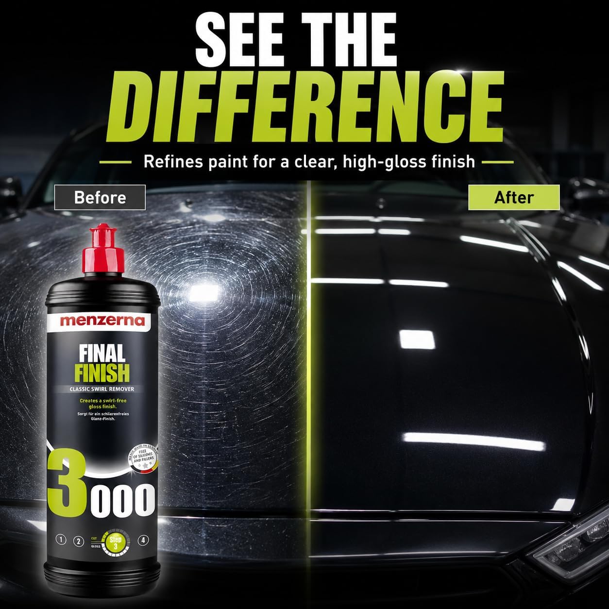 Menzerna SF3000 Super Finish 3000, 32 oz.
