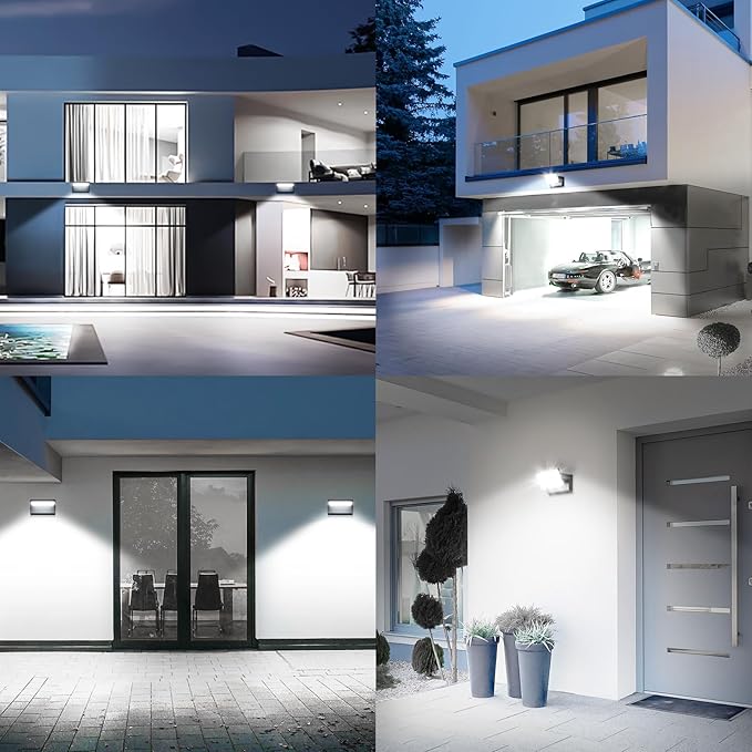 40W LED Outdoor Wall Light, 5000K Daylight Waterproof Floodlights, 360 ° - Image 8