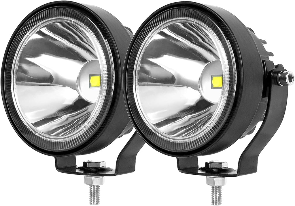 4 Inch Round Led Pod Lights, 60W Led Off Road Driving Fog Lights, Spot