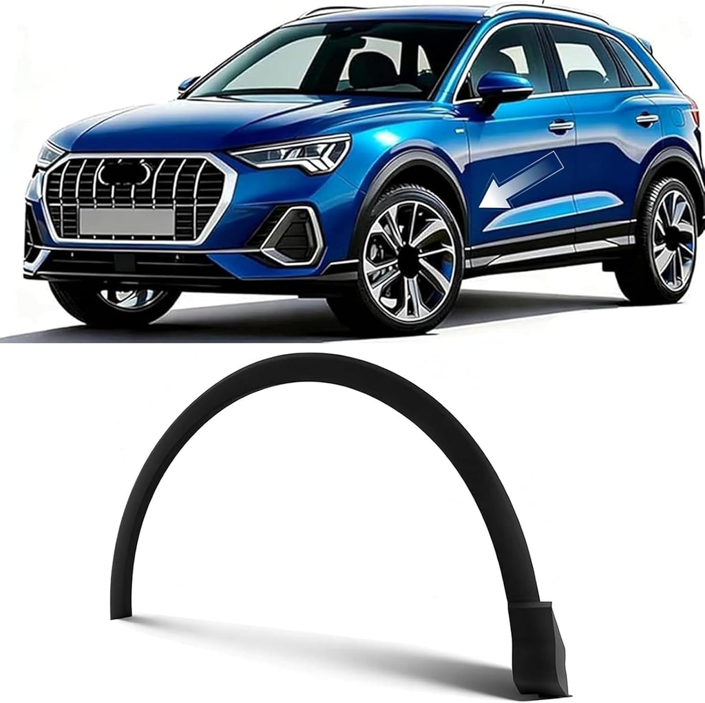 Wheel Flare Molding Trim Fit for Audi Q3 SQ3 2019 2020 2021 2022 2023 2024 Wheel Cover 83A853717AGRU,AU8537177(Front Left Driver Side)