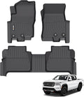 AIPOIL® Floor Mats for 2022-2024 2025 Nissan Frontier Crewcab All Weather by AIPOIL
