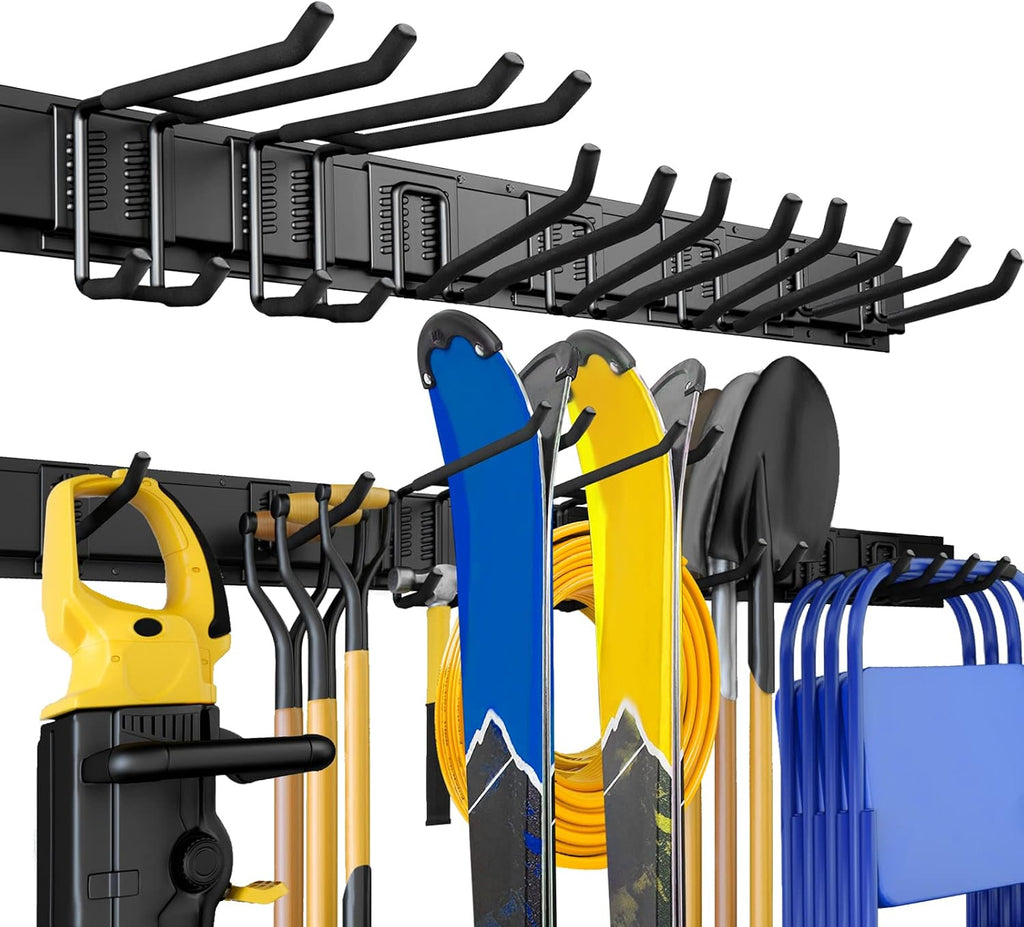 48 Inches Garage Storage, Garage Organization, Wall Mount Garden Tool Organizer