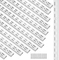 morningro 12 pack 25" dual track shelving rail, main product view