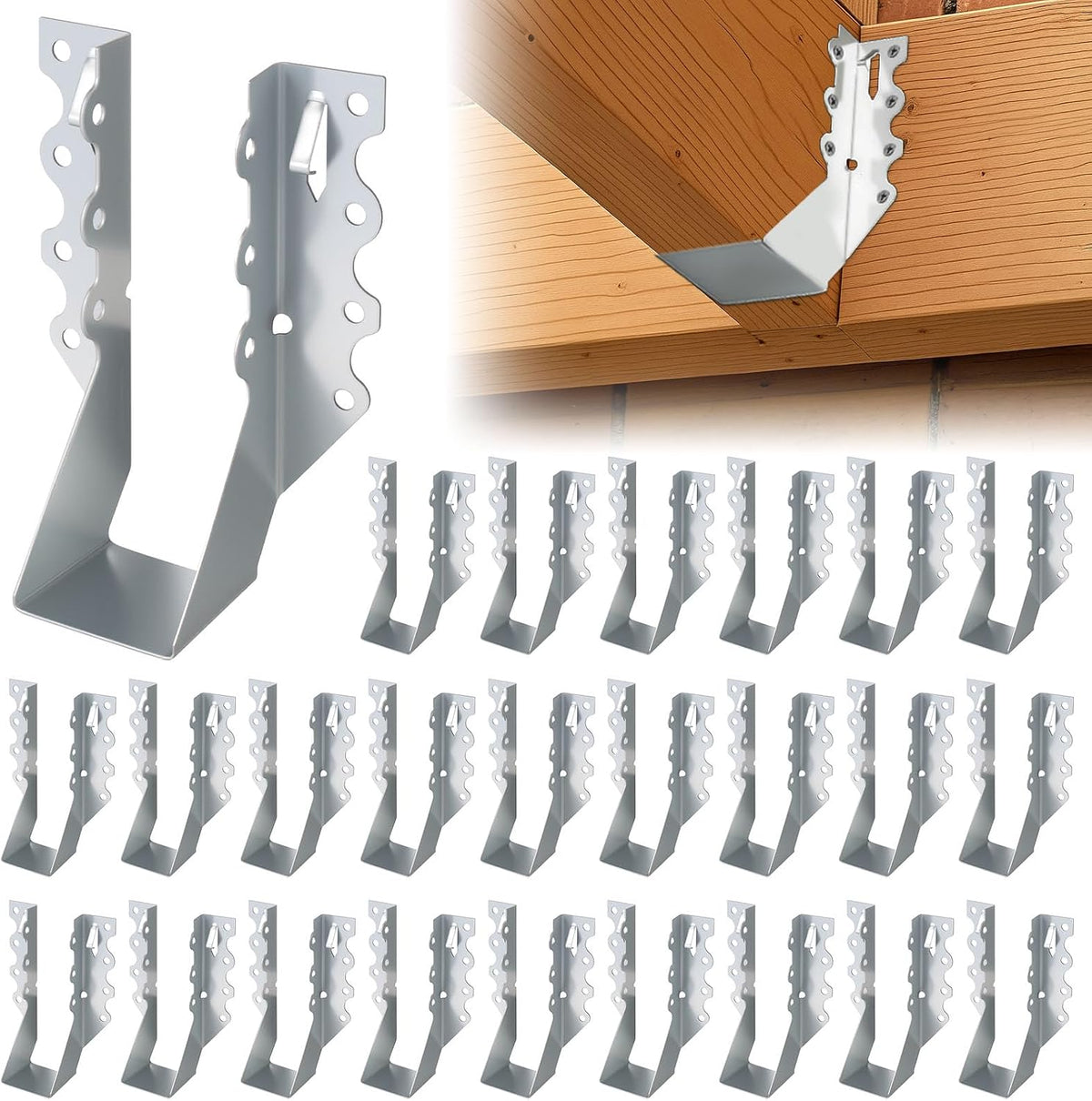 2x8 face mount joist hangers, 20 gauge galvanized, main product view