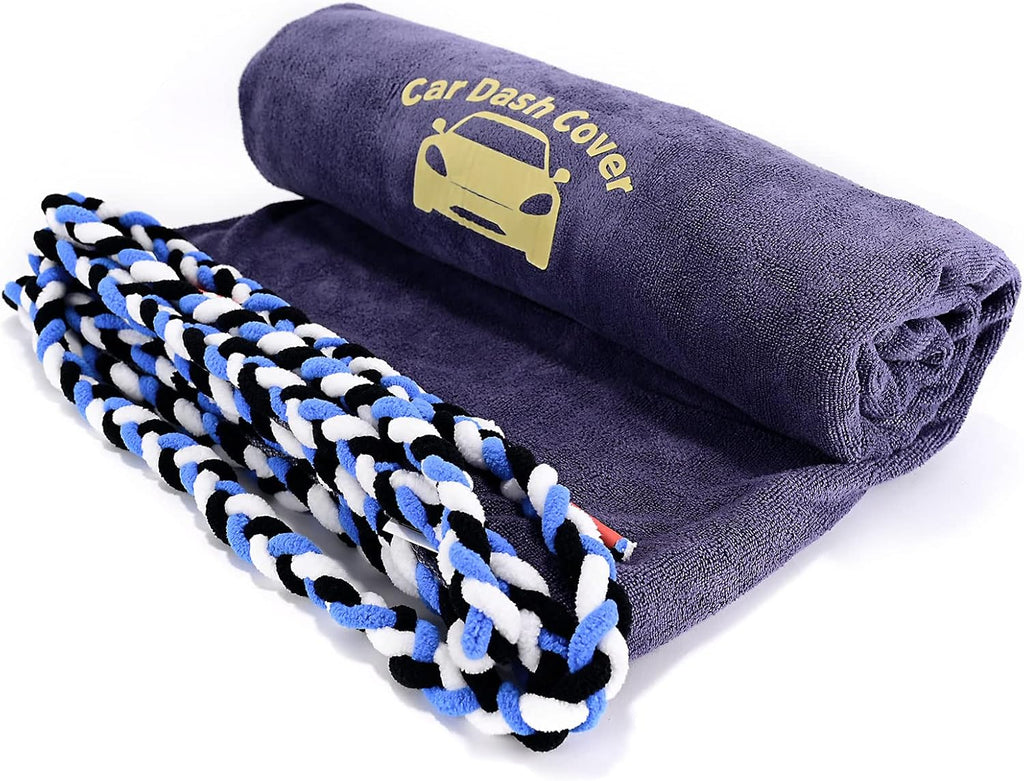NEWISHTOOL Window Tinting Dash Protection, Super Absorbent Dash Towel Microfiber Towel and Strand Soak Rope Tool, Protective Control Water Shield for Windshield Film Install Scratch Free Tint Tools