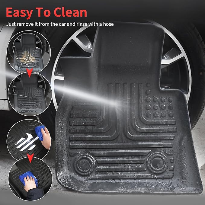 Wayhigh-All Weather Floor Mats and Cargo Mat Set Fit - Image 5