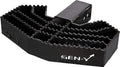 GEN-Y Hitch Serrated Hitch Step for 2.5-Inch Towing Receiver, Up to 500 LB Load Capacity with Serrated No Slip Surface, Textured Powder-Coat Finish, Black