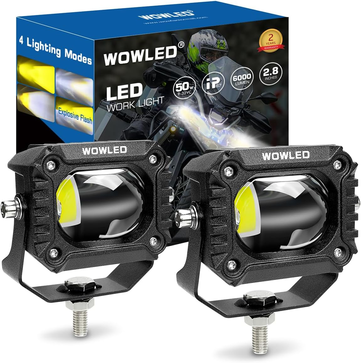 2.8 inch cube led spotlight, dual color 4, main product view