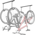 TORACK Overhead Bike Rack for Garage, Ceiling-Mounted Bicycle Storage Hooks for