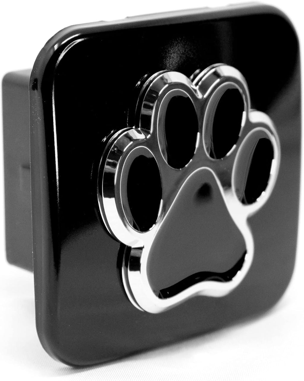 Bear Dog Paw Foot Hitch Cover Tube Plug Insert Fits 1.25" Receivers