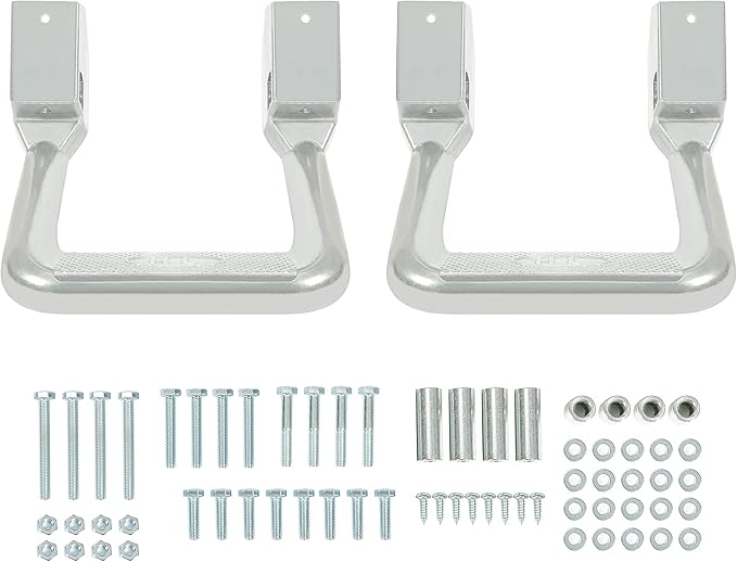 Kojem 2Pcs Silvery Aluminum Universal Side Step Compatible - Image 7