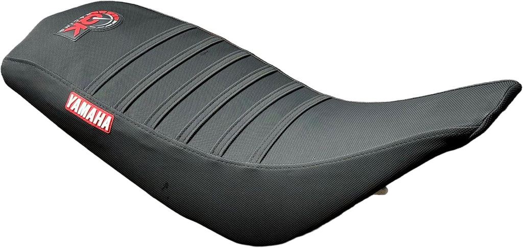 Seat Cover Compatible for YFZ 450 yfz450 Multi-Grip Gripper Seat Cover - Custom-Fit ATV Seat Protector for Superior Comfort and Stylish Upgrade (All Black)