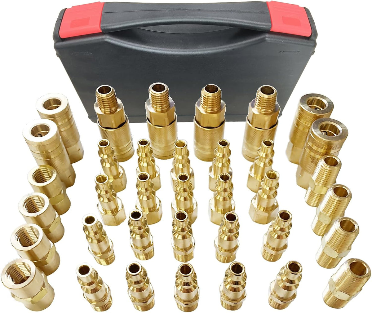 1/4" air hose fittings, 36 pcs quick connect, main product view