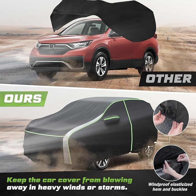 Mixsuper Liner Car Cover for Honda CR-V 1997-2026, 7 Layers Full Car Cover All - Image 6