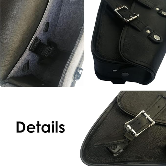 GARGOYLE BELLS Premium Naked Leather Swing Arm Bag - Image 5