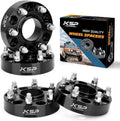KSP 1.5in Wheel Spacers for Ram 1500 2019-2026, 38mm 6x5.5 Hubcentric Tire Spacer with 77.8mm Hub Bore M14x1.5 Lug Studs Fit Jeep Grand Wagoneer 2021-2026, 4pcs 6x139.7 Forged Spacer for 6 Lug Truck