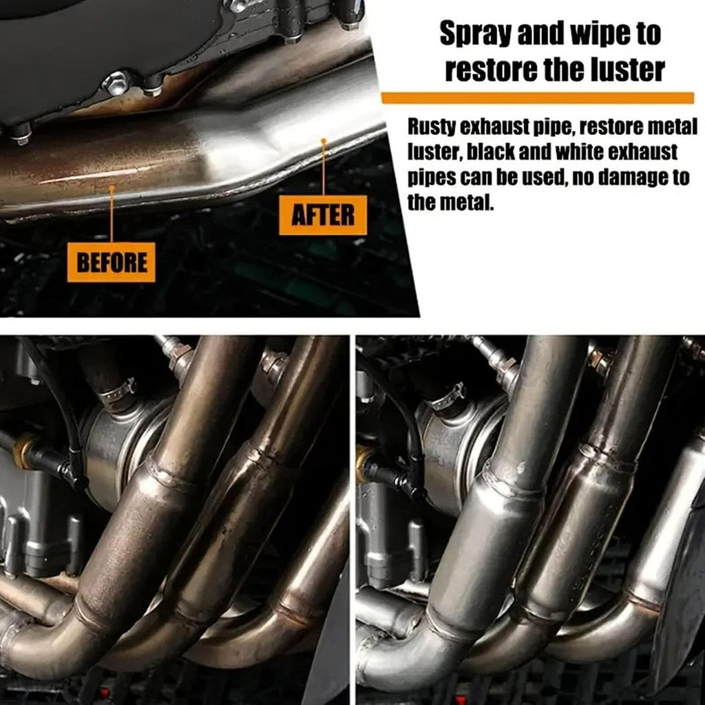 Rust Remover for Car - Bike Chain Rust Removal Agent - Car Brake Disc Lubricant - for Mechanics Shop Guides Bikers Cyclists Drivers Detailers Garage Daily Commute Trucks Sedans RVs SUVs