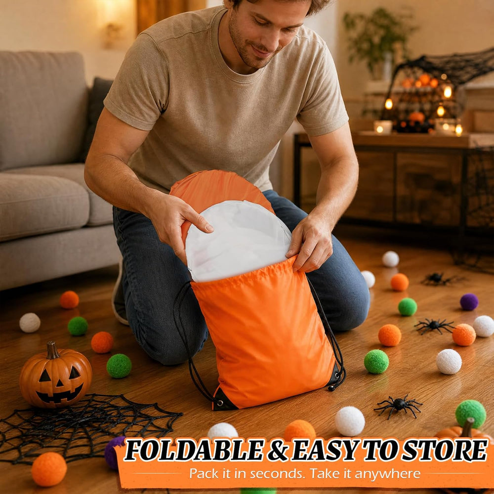 Halloween Party Games, Pumpkin vs Ghost Catch Toss Game for Adults