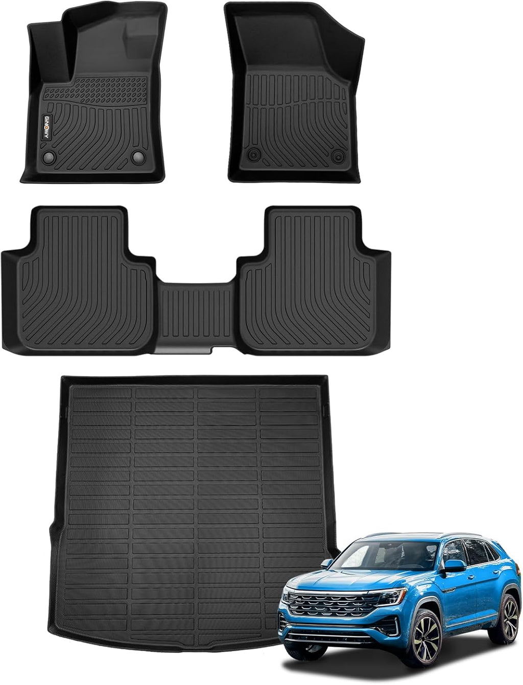 GINOWY-Floor Mats & Cargo Liner Set