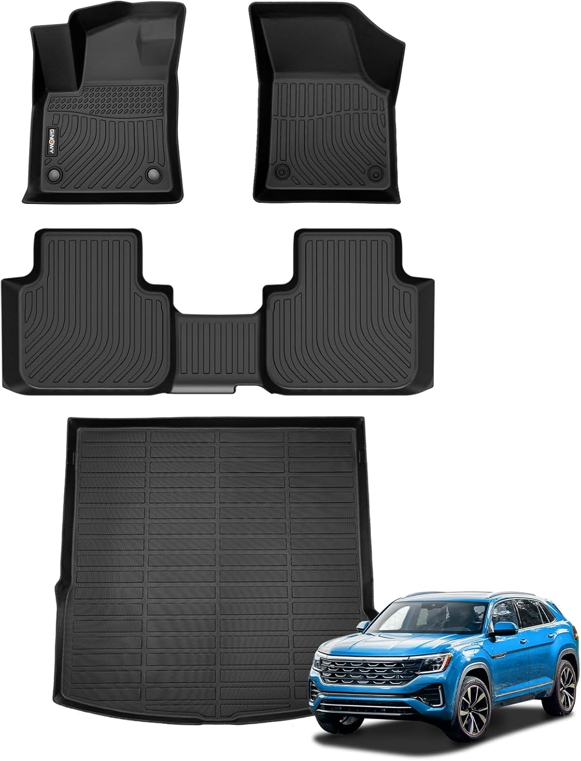 GINOWY-Floor Mats & Cargo Liner Set