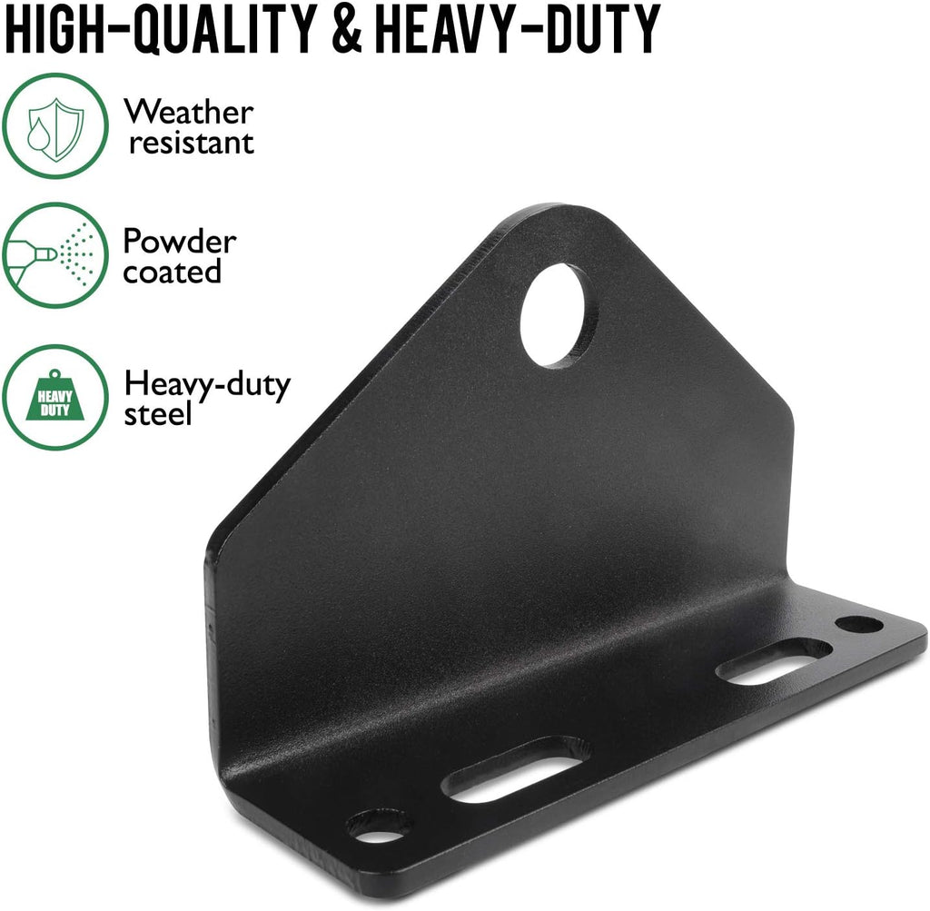 Mission Automotive Universal Zero Turn Lawn Mower Trailer Hitch Mount, Heavy Duty 3/16'' Thick & Rugged Steel, 3/4'' Mount, Compatible with Most ZTR (Hardware Not Included) - Riding Lawn Mower Hitch