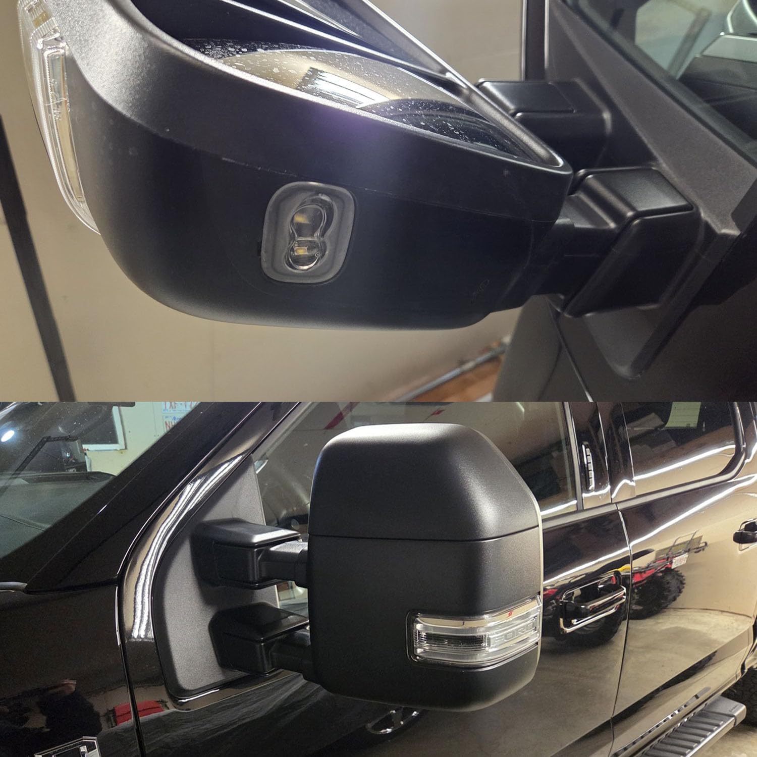 Side Mirror Projector Puddle Welcome Blanket LED Logo lights replacement for F150 F250 F350 13th 14th Generation All Car Models 2015years up customized logo