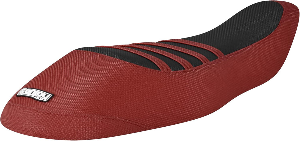 Enjoy Mfg Seat Cover - Compatible with RAEV Bullet // Bullet GT V2 Seat Cover_#491 (Maroon Sides/Black top/Maroon Ribs)