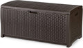 suncast outdoor storage box - 73 gallon mocha, main product view
