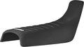 Enjoy Mfg Seat Cover - Compatible with Honda 1993-2024 XR 650L - #215 Logo (All Black with Black Ribs)