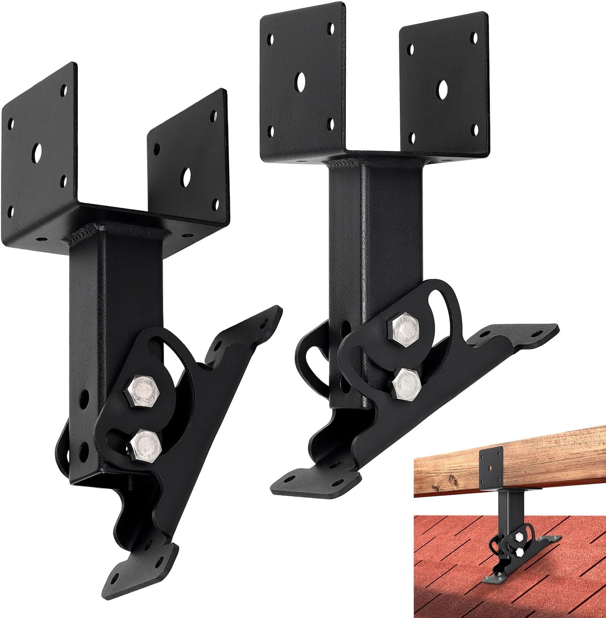 304 ss 4x4 heavy duty adjustable roof riser, main product view