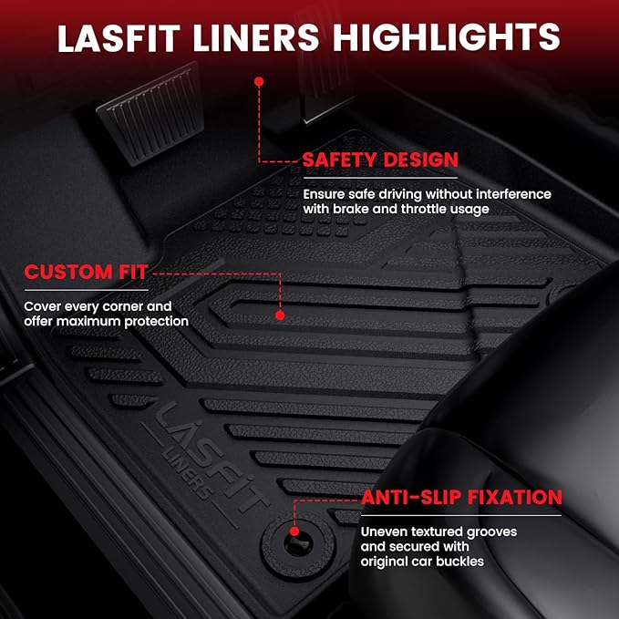 LASFIT Floor Mats for Lexus RX 2022 2021 2020 2019 2018 2017 2016 RX350 RX450h - Image 4