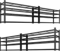 Storage Shelves 4PCS, Garage Shelving Heavy Duty 2640LBS Capacity, 4 Tier