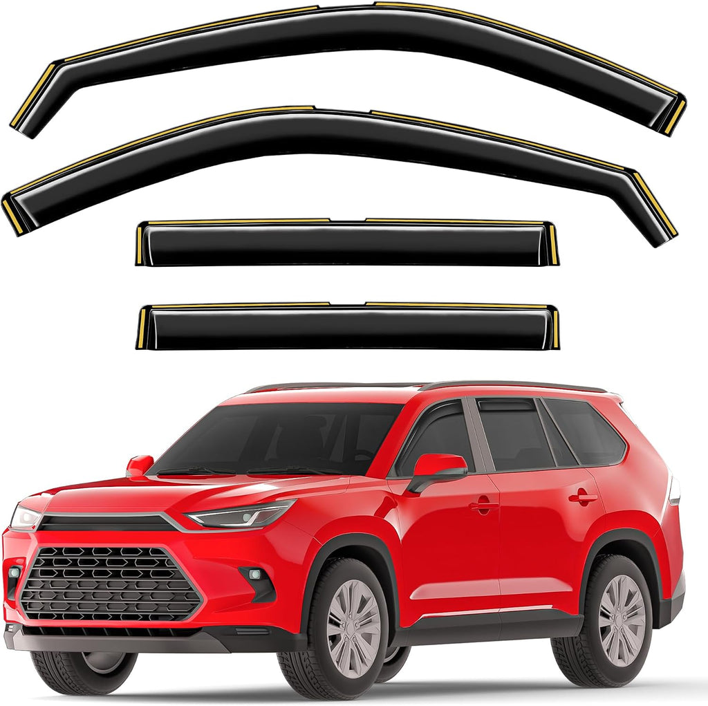 in-Channel Window Rain Guards Fit