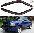 in-Channel Window Visors Rain Guards by YQAUTEC
