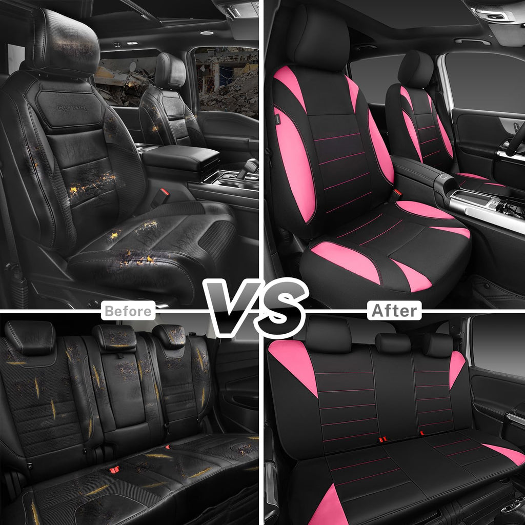 car pass waterproof car seat covers full sets, package contents
