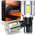 SEALIGHT 912 921 LED Bulbs, 921 LED Reverse Lights Bulbs Super Bright 6500K White 600% Brighter for 906 904 922 W16W T15 LED Backup light Canbus Error Free Plug and Play, Pack of 2