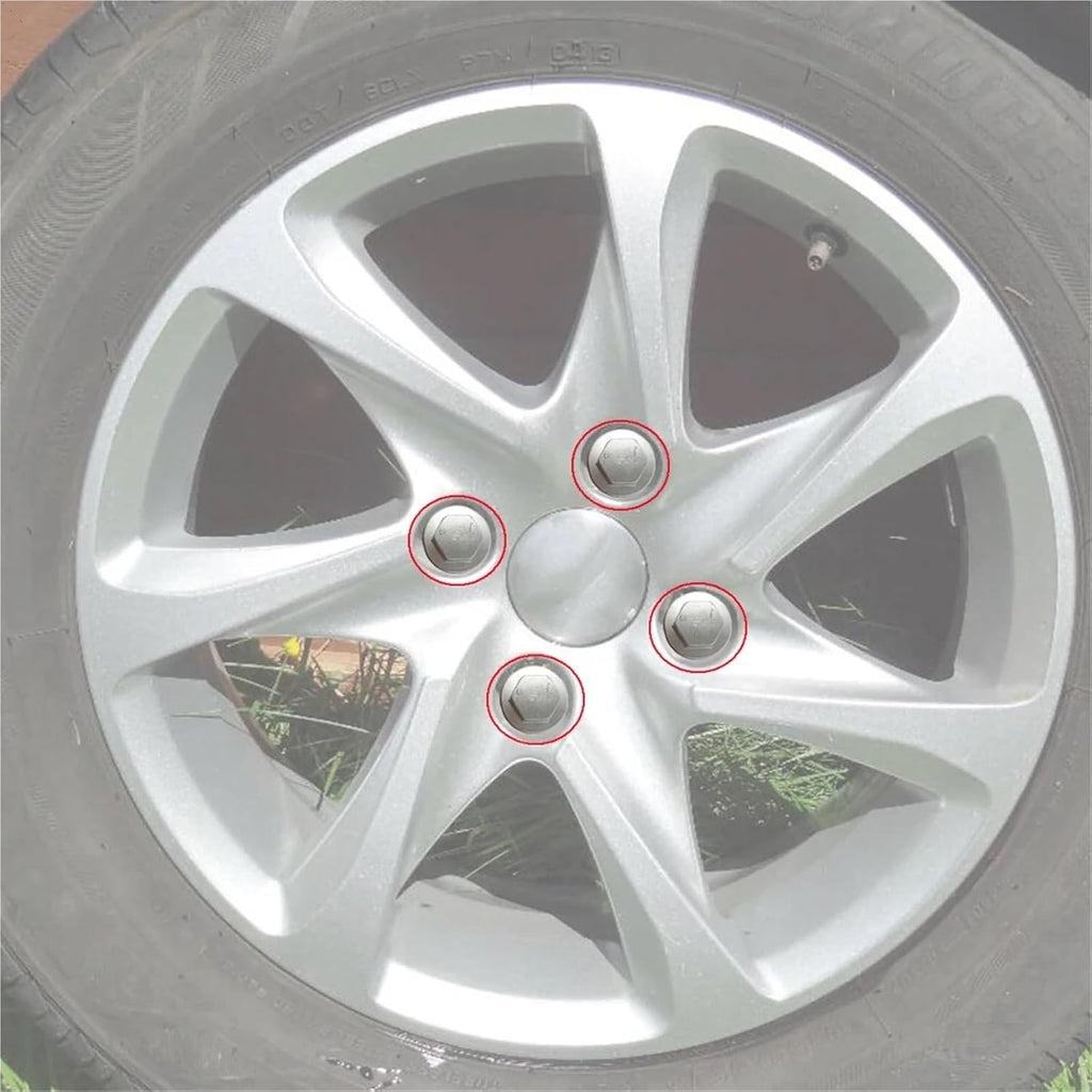 Car Wheel Studs Compatible with Peugeot for 1007 2005 2006 2007 2008 2009 for 3008 2009-2016 OEM 9644576680 4Pcs Car Tire Wheel Studs Bolts Nuts