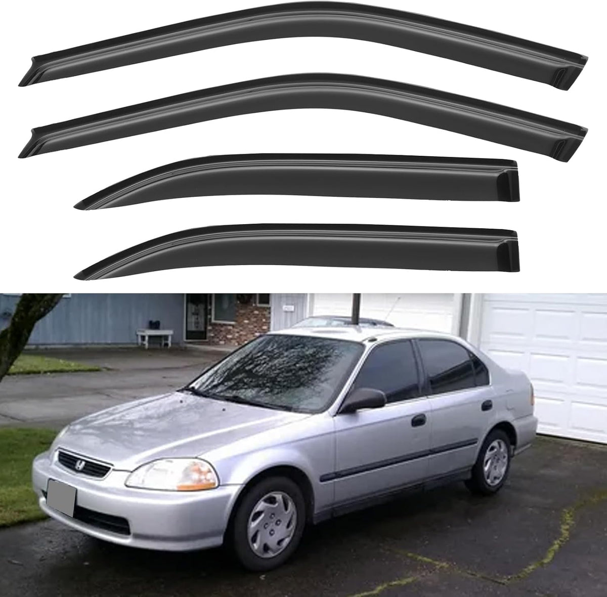 Window Visors Rain Guards Shield