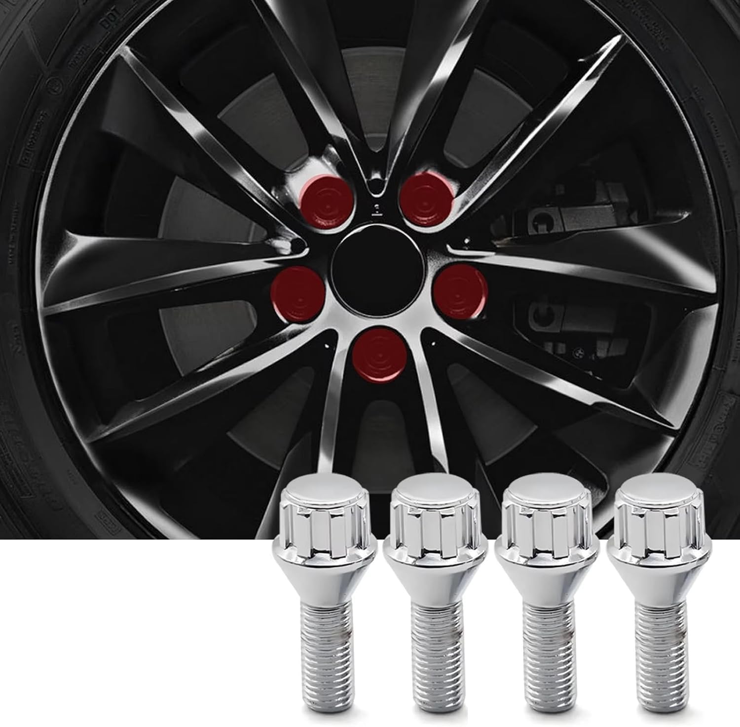 Wheel Bolts Kit for BMW for X5 F15 F85 2013-2018 for E70 2007-2013 for E53 2000-2006 Car Lug Bolt Wheel Set