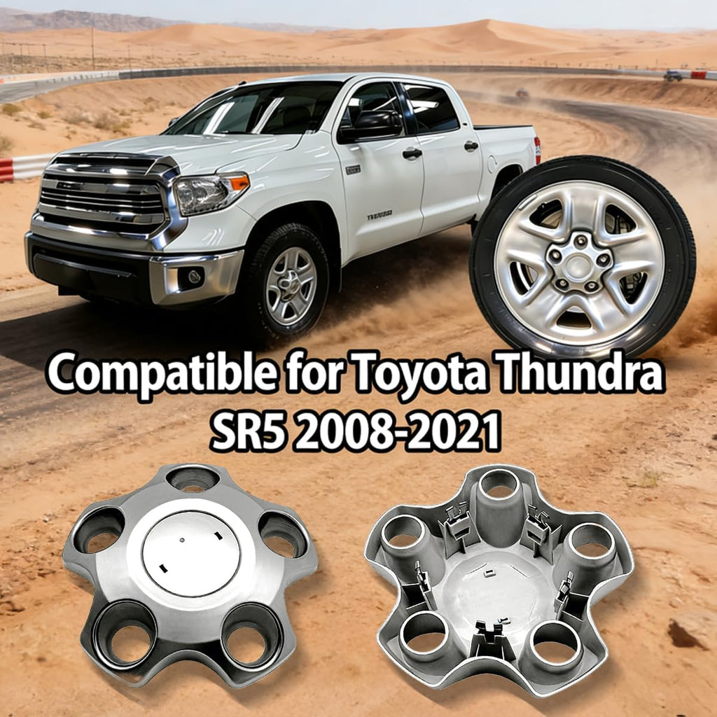 2Pcs Center Caps Compatible for Toyota Tundra SR5 2008-2021 (OEM 42603-0C051)