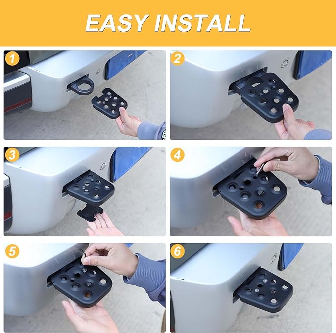 Rear Tow Towing Hook Foot Pedal