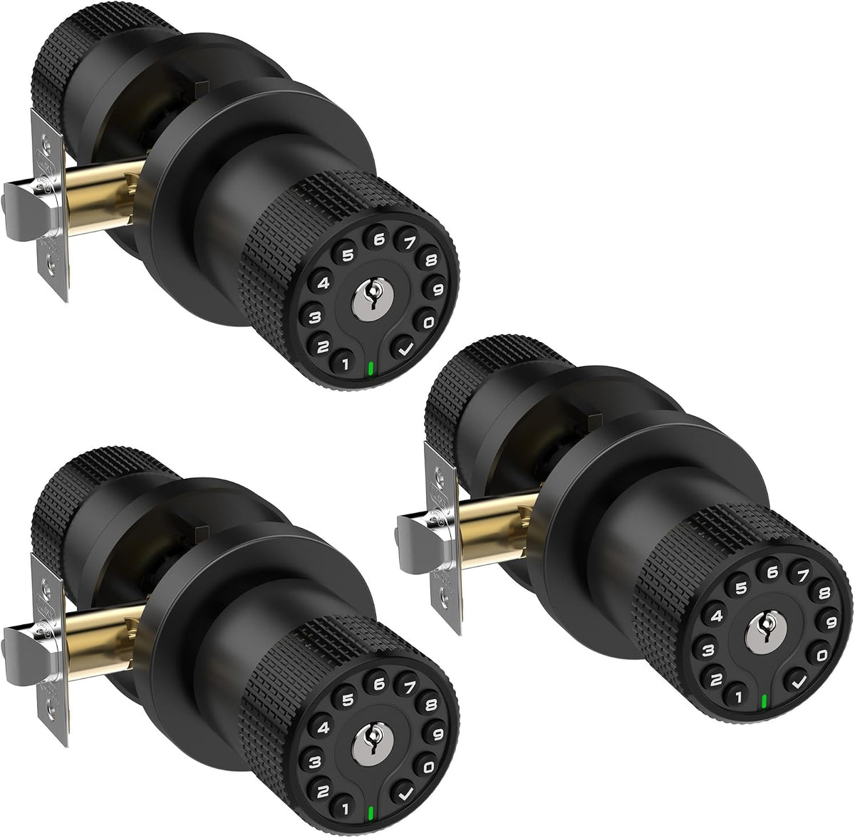 bothstar 3 pack black key alike keyless electronic, main product view