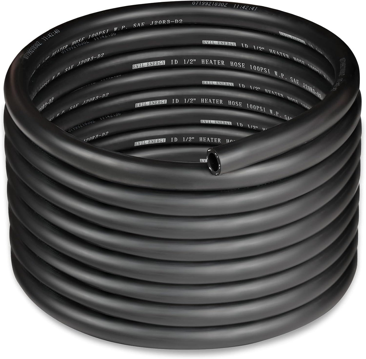 EVIL ENERGY 1/2" Heater Hose Coolant Radiator Straight 100PSI SAE 20R3 20FT