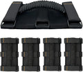 Jeep Roll Bar Grab Handles, 4 Pack Paracord Jeep Handles Grab for Wrangler JK YJ TJ JL & Gladiator JT 1955-2023 Modles, Wrangler Hardware Handles (Black)