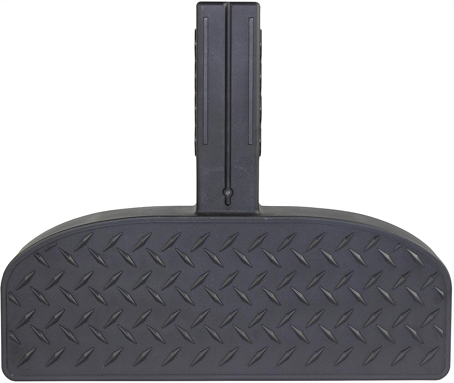 MaxxHaul 50234 Hitch Mount Bump Step For 2 inch Hitch Receiver With Anti Slip Platform For RV SUV Truck Flatbed Camper With Safety Reflectors
